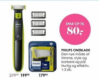 Matas Philips oneblade tilbud