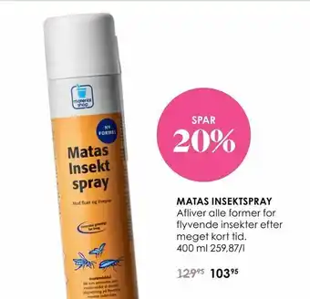 Matas Matas insektspray tilbud