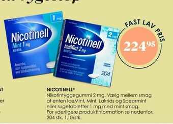 Matas Nicotinell tilbud