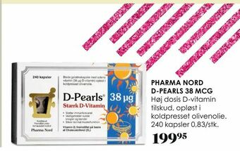 Matas Pharma nord d-pearls 38 mcg tilbud