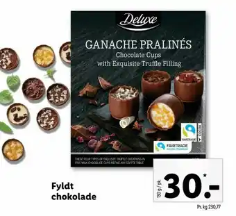 Let-Køb Fyldt chokolade tilbud