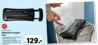 Let-Køb Makulator til papirkurv tilbud