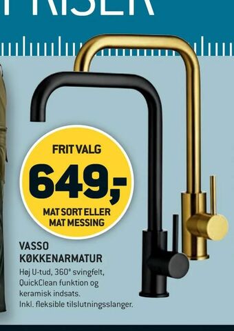 XL-BYG Vasso køkkenarmatur tilbud