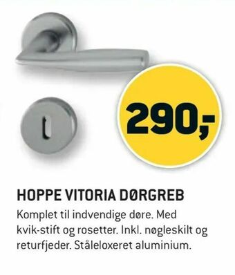 XL-BYG Hoppe vitoria dørgreb tilbud