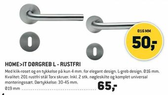 XL-BYG Home>it dørgreb l - rustfri tilbud