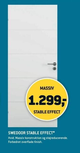 XL-BYG SWEDOOR STABLE EFFECT tilbud