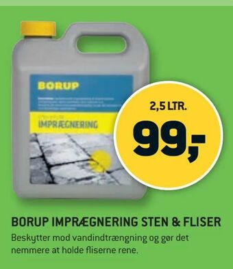 XL-BYG Borup imprægnering sten & fliser tilbud