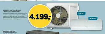 XL-BYG Andersen electric ae 9000 luft til luft varmepumpe tilbud