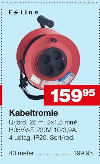 Bauhaus Kabeltromle tilbud