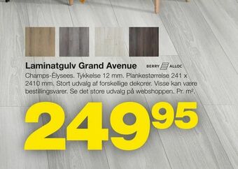 Bauhaus Laminatgulv Grand Avenue tilbud
