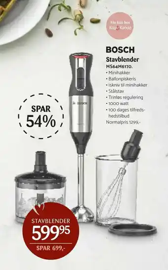 Kop & Kande Stavblender MS64M6170 tilbud
