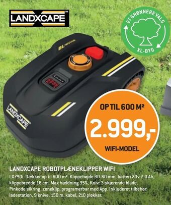 XL-BYG Landxcape robotplæneklipper wifi tilbud