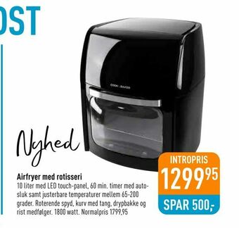 Imerco Airfryer med rotisseri tilbud