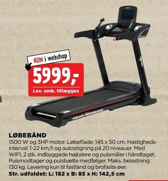 jem & fix Løbebånd tilbud