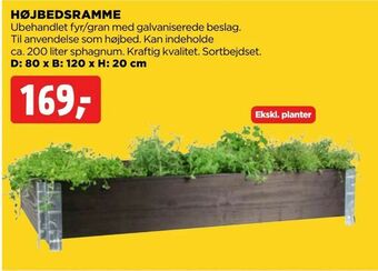 jem & fix Højbedsramme tilbud