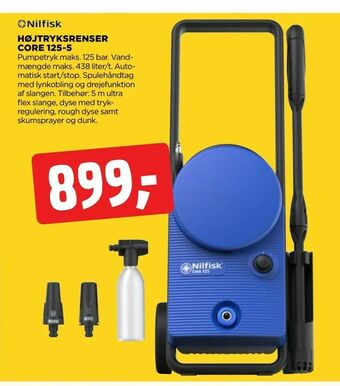 jem & fix Højtryksrenser core 125-5 tilbud