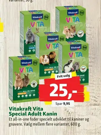Maxi Zoo Vitakraft Vita Special Adult Kanin tilbud