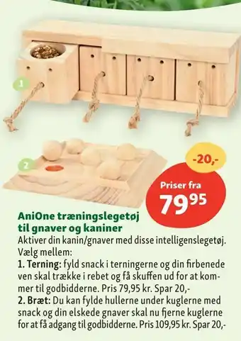 Maxi Zoo AniOne træningslegetøj til gnaver og kaniner tilbud
