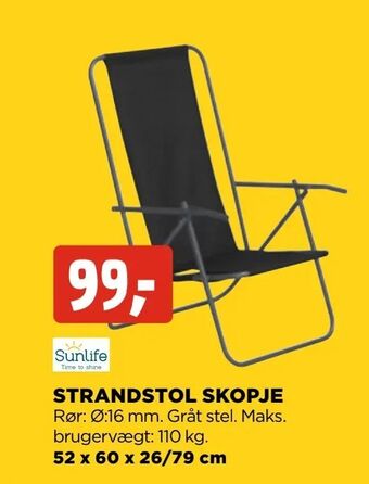 jem & fix Strandstol skopje tilbud
