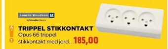 jem & fix Trippel stikkontakt tilbud