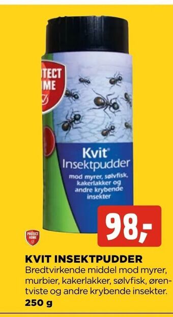 jem & fix Kvit insektpudder tilbud