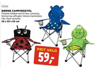 jem & fix Børne campingstol tilbud