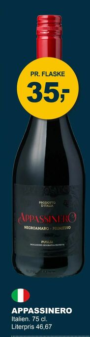 Let-Køb Appassinero tilbud