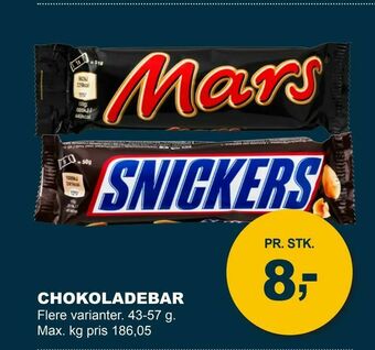 Let-Køb Chokoladebar tilbud