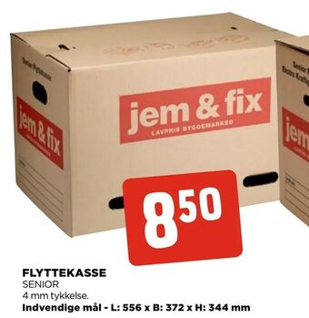 jem & fix Flyttekasse tilbud