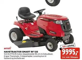 jem & fix Havetraktor smart rf 125 tilbud