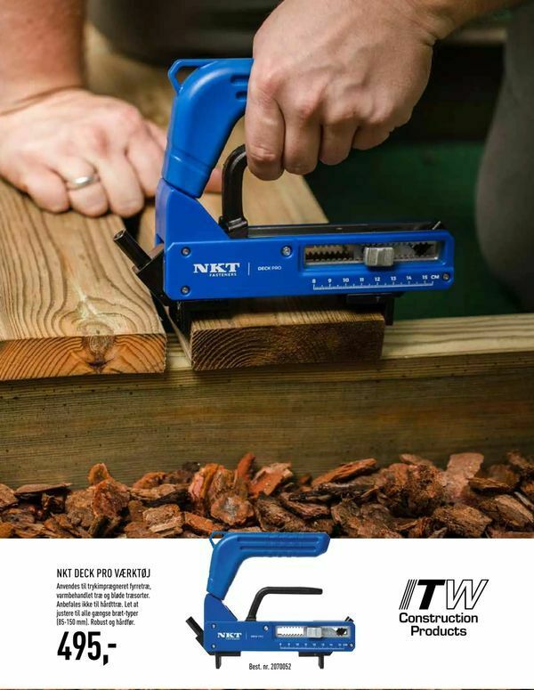 Nkt deck pro værktøj tilbud hos Johannes Fog