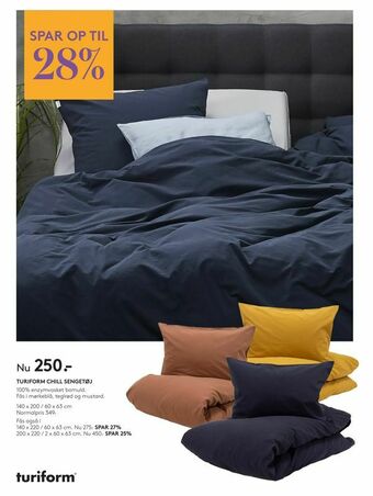 SengeSpecialisten Turiform chill sengetøj tilbud