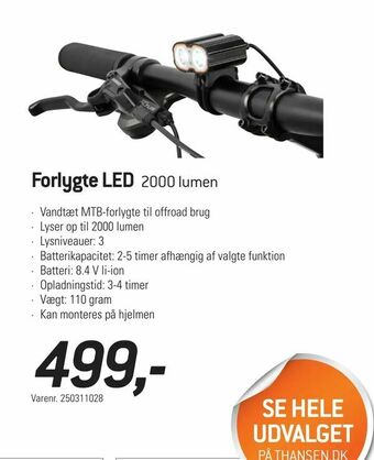 Thansen Forlygte LED tilbud