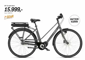 Thansen E-city El-cykel dame tilbud