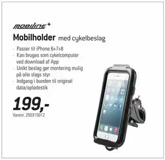 Thansen Mobilholder med cykelbeslag tilbud