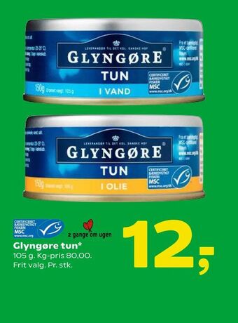 Coop 365 Glyngøre tun tilbud