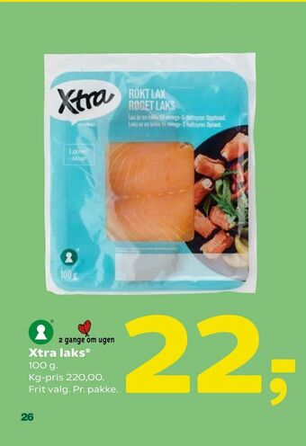 Coop 365 Xtra laks tilbud