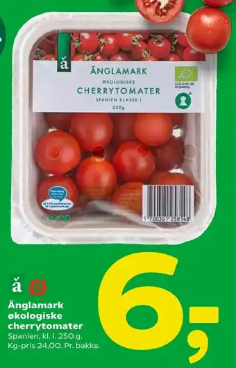 Coop 365 Änglamark økologiske cherrytomater tilbud
