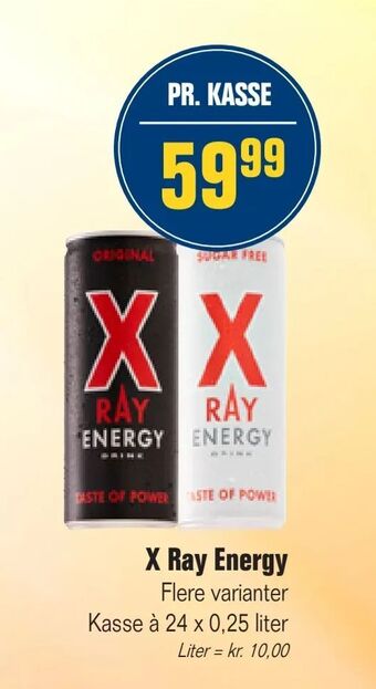 Otto Duborg X Ray Energy tilbud