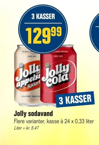 Otto Duborg Jolly sodavand tilbud