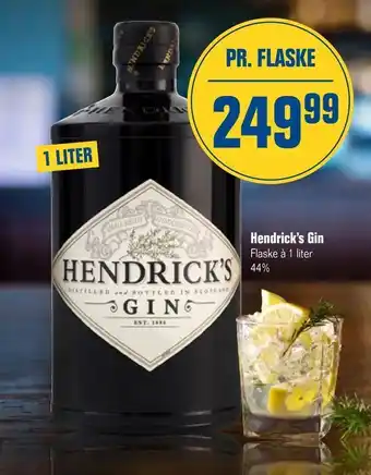 Otto Duborg Hendrick's Gin tilbud