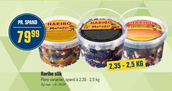 Otto Duborg Haribo slik tilbud