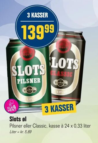 Otto Duborg Slots øl tilbud