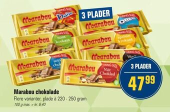 Otto Duborg Marabou chokolade tilbud