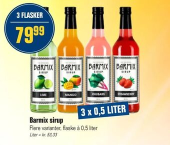Otto Duborg Barmix sirup tilbud