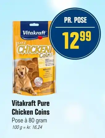 Otto Duborg Vitakraft Pure Chicken Coins tilbud