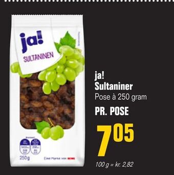 Otto Duborg Ja! sultaniner tilbud
