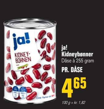 Otto Duborg ja! Kidneybønner tilbud