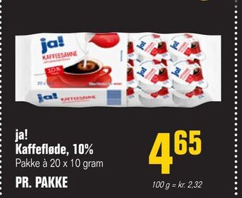 Otto Duborg ja! Kaffefløde, 10% tilbud