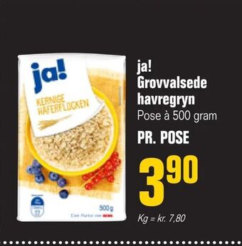 Otto Duborg ja! Grovvalsede havregryn tilbud